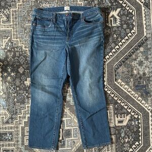 J. Crew Straight-Leg Women's Jeans in Blue Wash